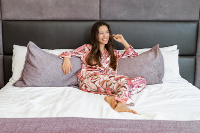 Women's pure silk and cotton pyjamas