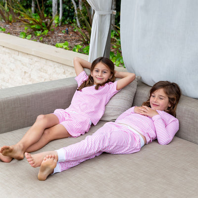 Kids Peony Jersey Long Snug Set