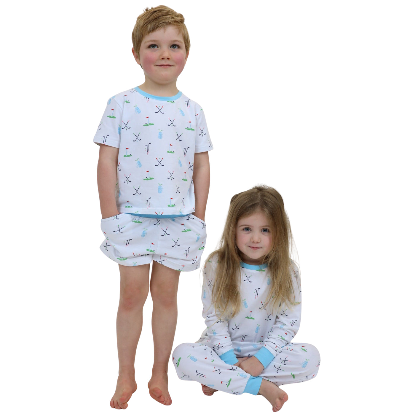 Kids Golf Short PJ Set