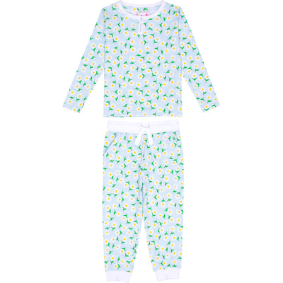 Kids Daisy Jersey Long Set