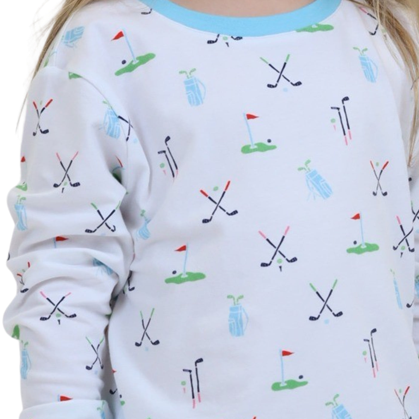 Kids Golf Long PJ Set