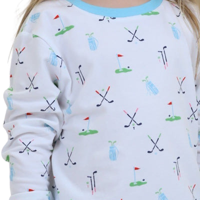 Kids Golf Long PJ Set