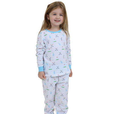 Kids Golf Long PJ Set