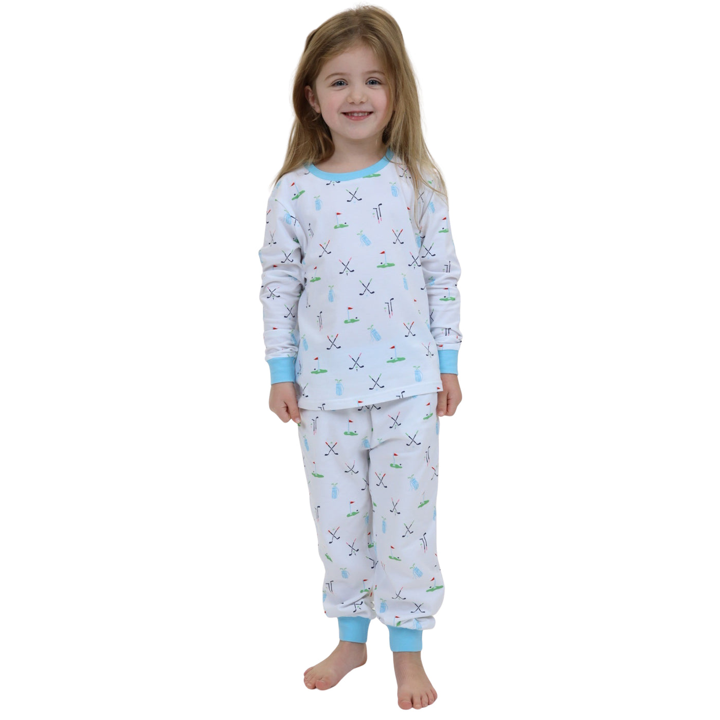 Kids Golf Long PJ Set