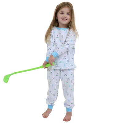 Kids Golf Long PJ Set
