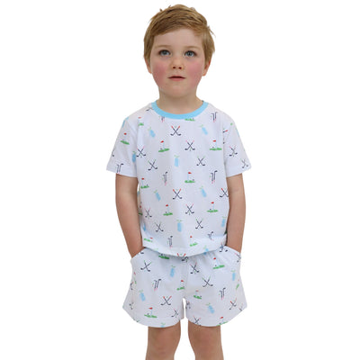 Kids Golf Short PJ Set