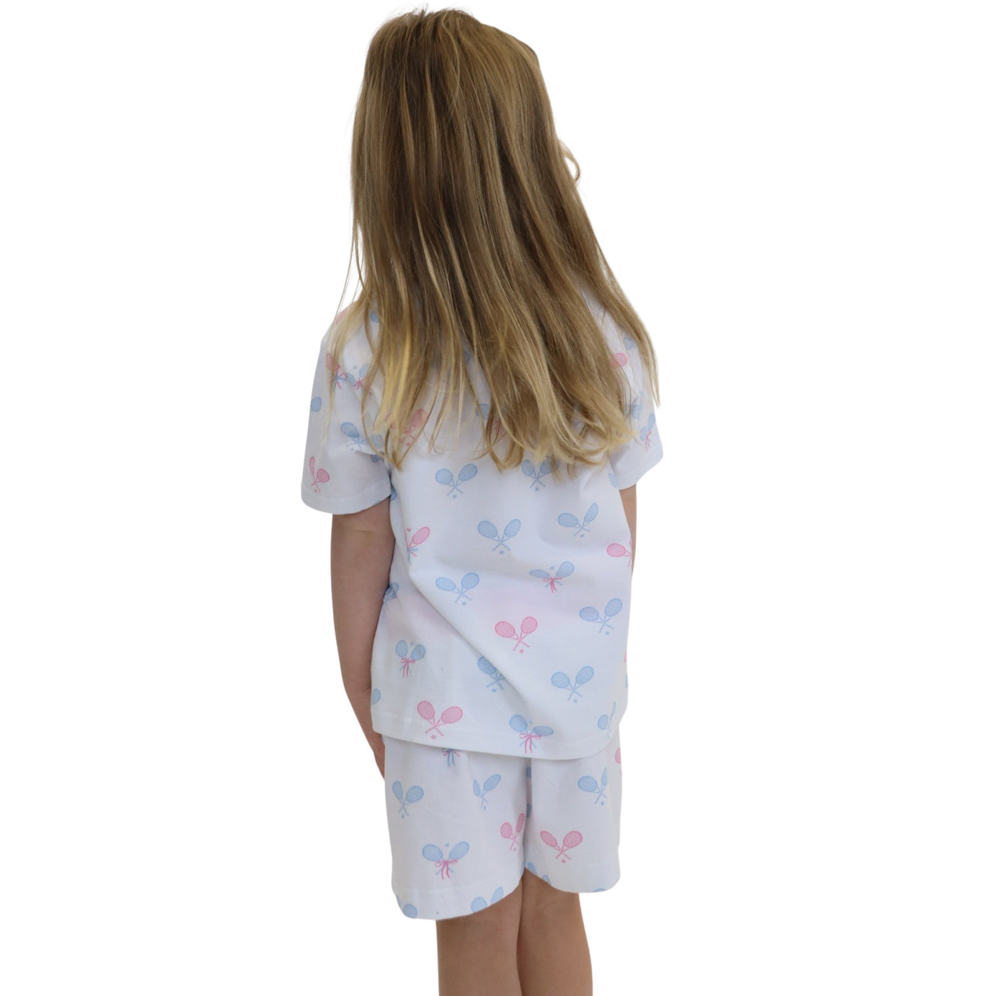 Kids Tennis Bows Short PJ Set