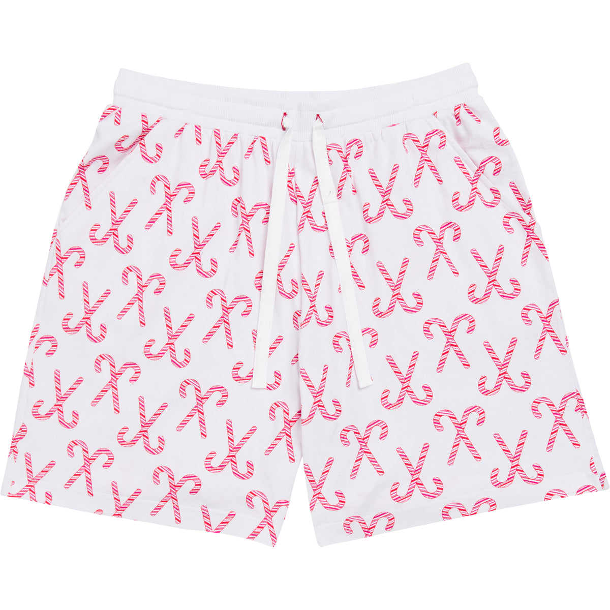 Men's Candy Cane Sleep Shorts