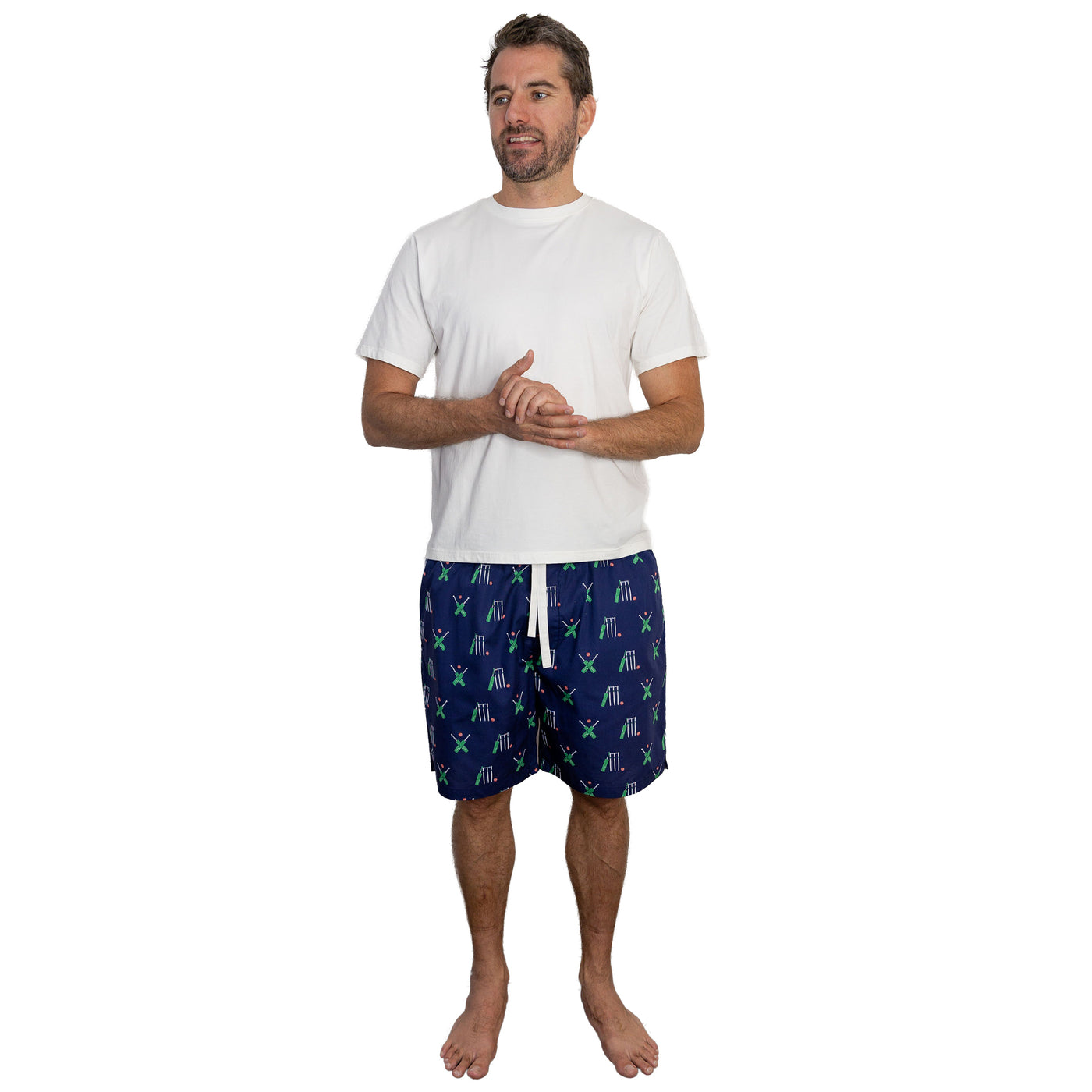 Men's Cricket Navy Sleep Shorts