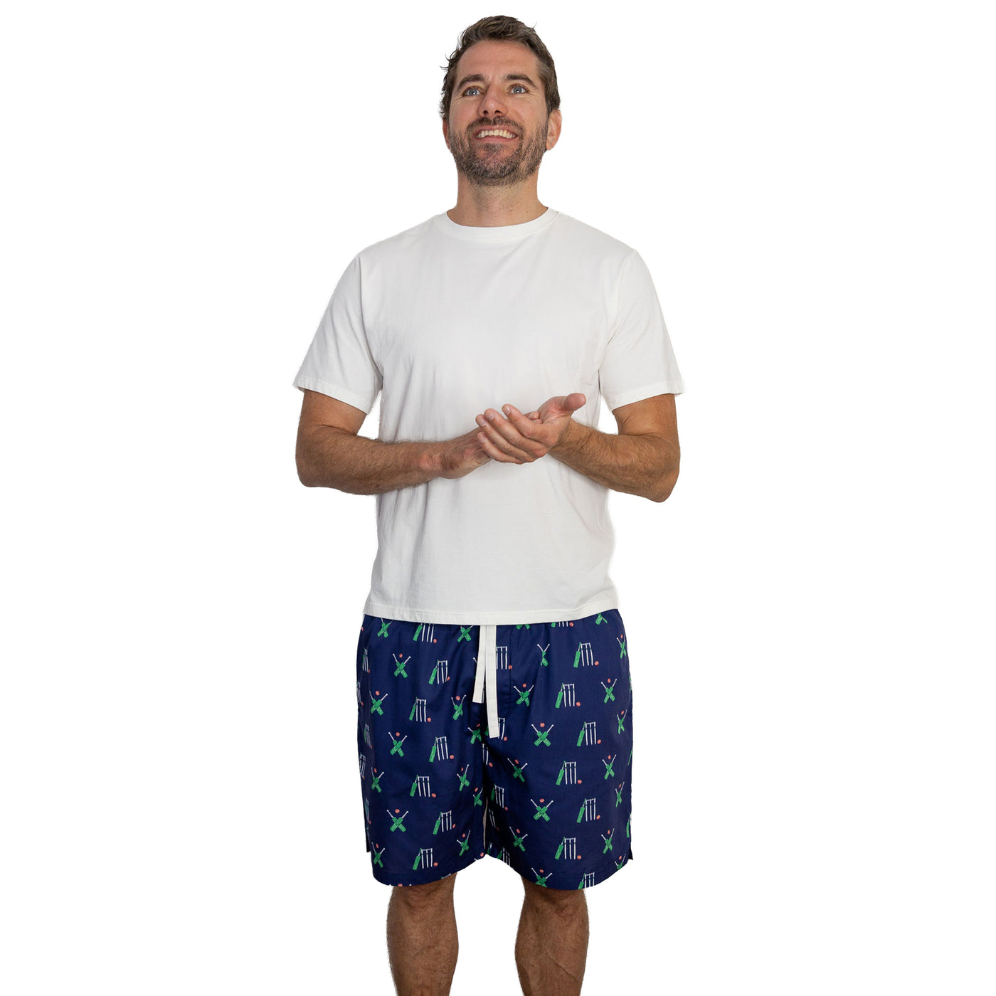 Men's Cricket Navy Sleep Shorts