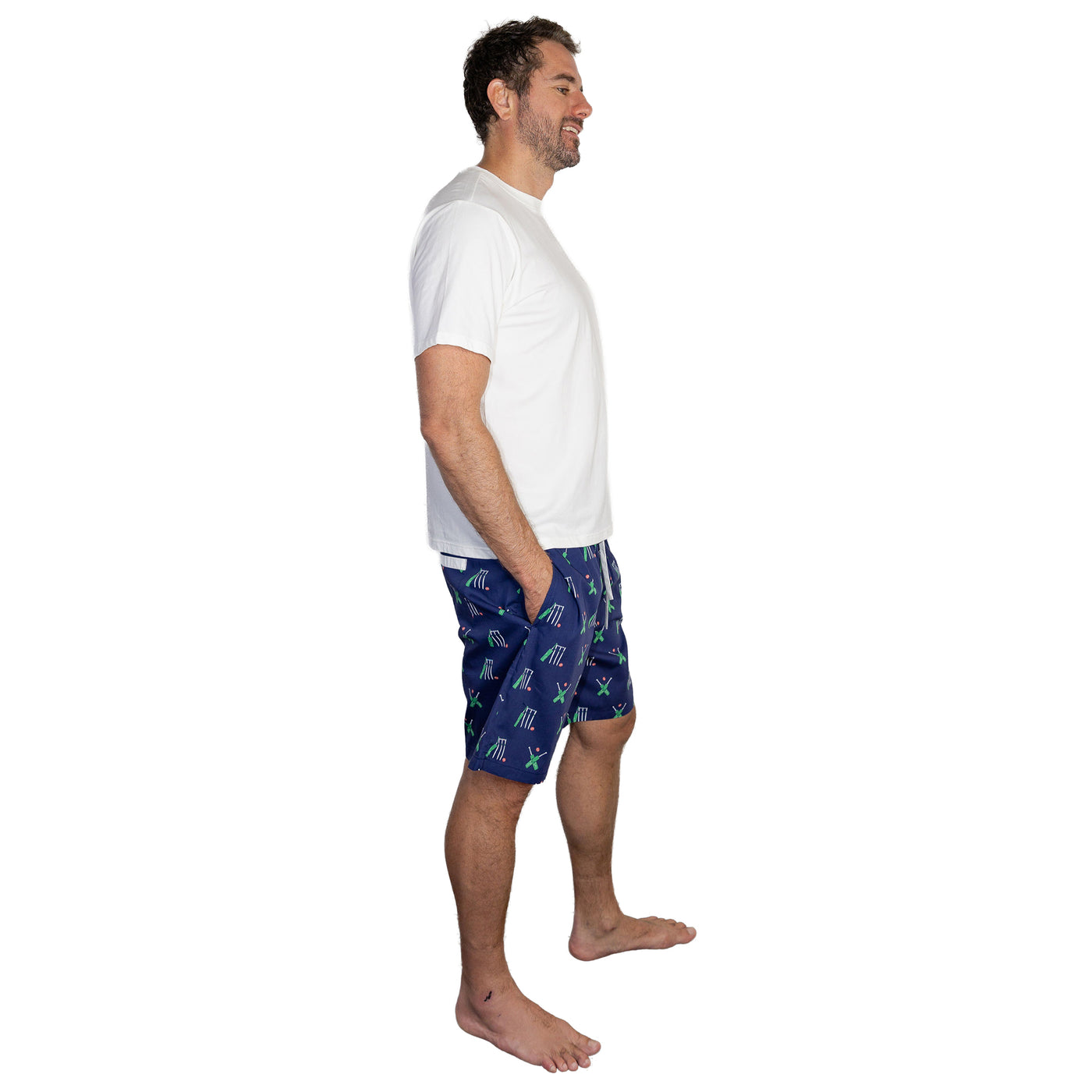 Men's Cricket Navy Sleep Shorts