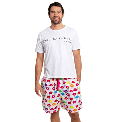 Men's Drawbertson Drippy Lips Sleep Shorts