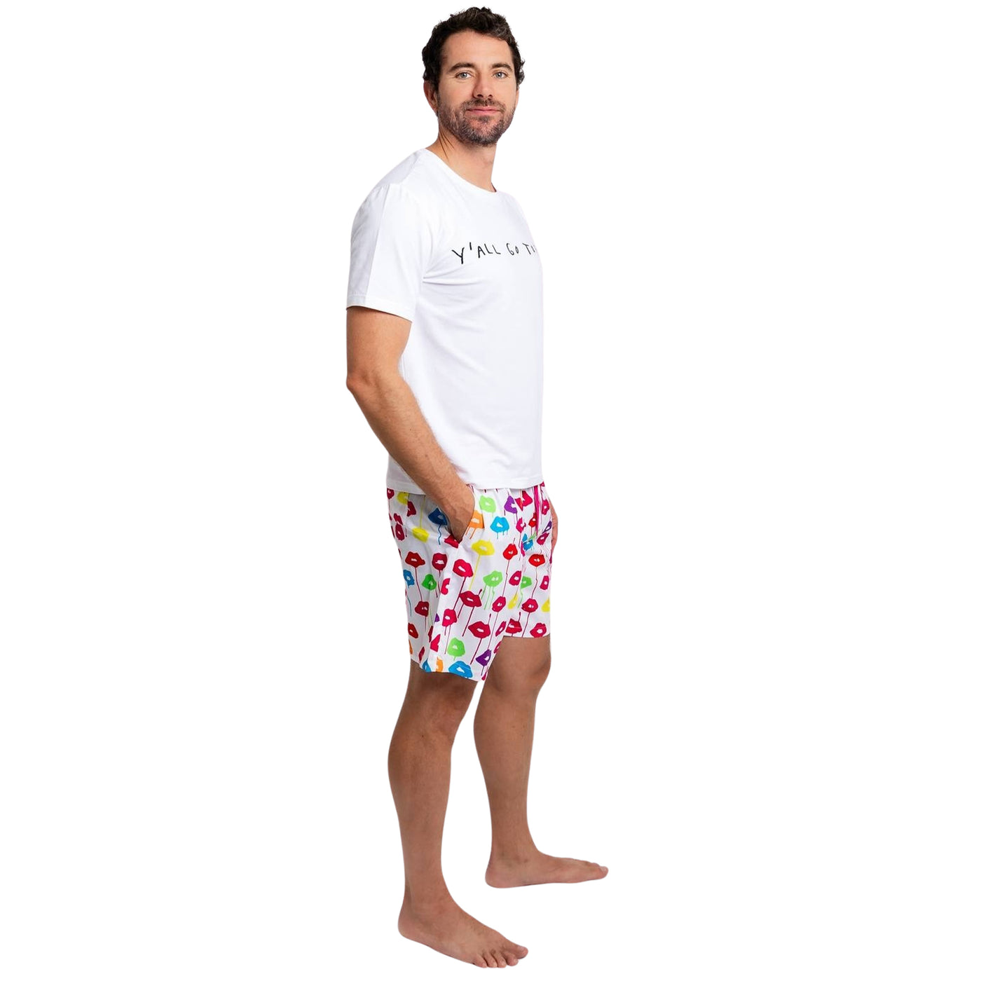 Men's Drawbertson Drippy Lips Sleep Shorts