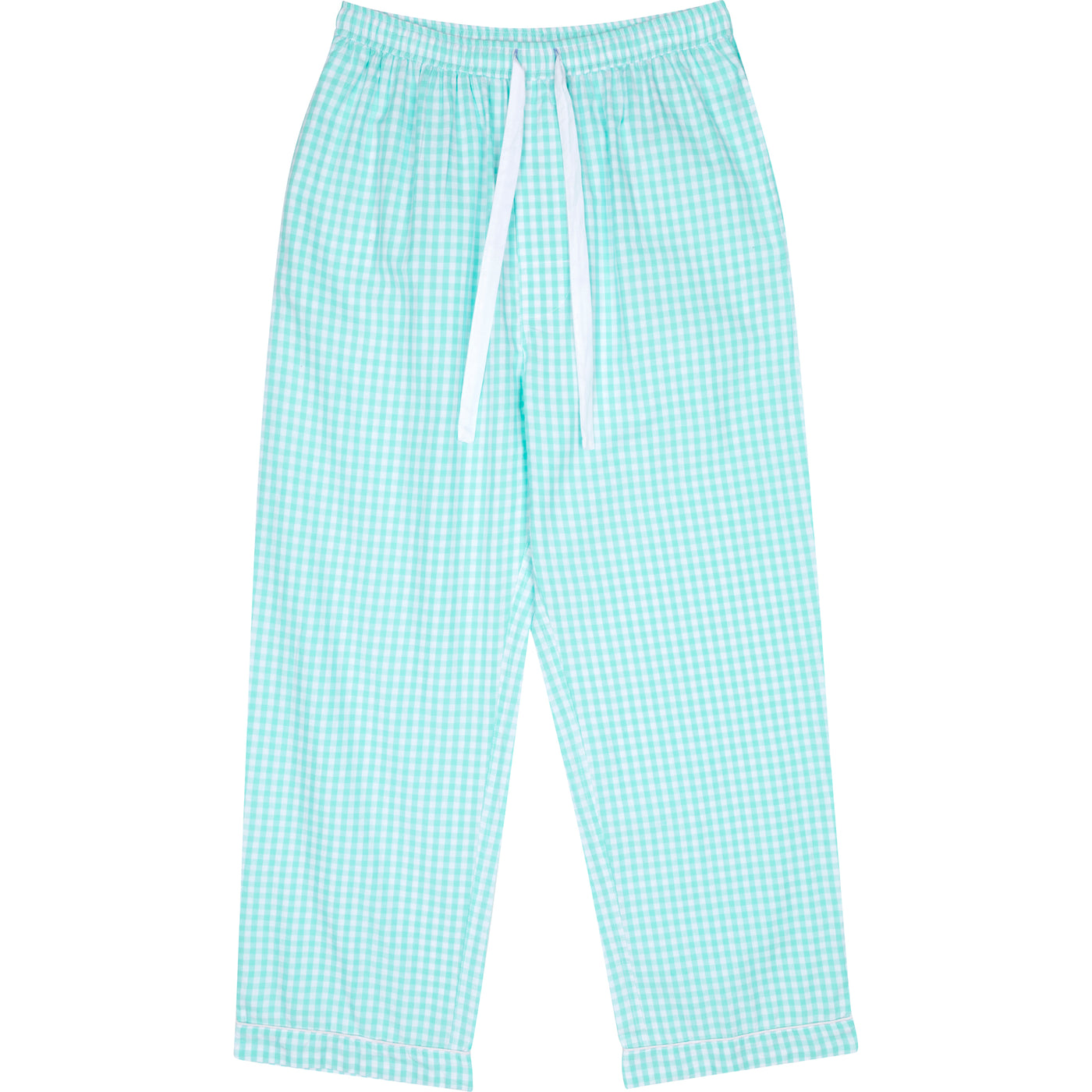 Men's Mint Gingham PJ Pants