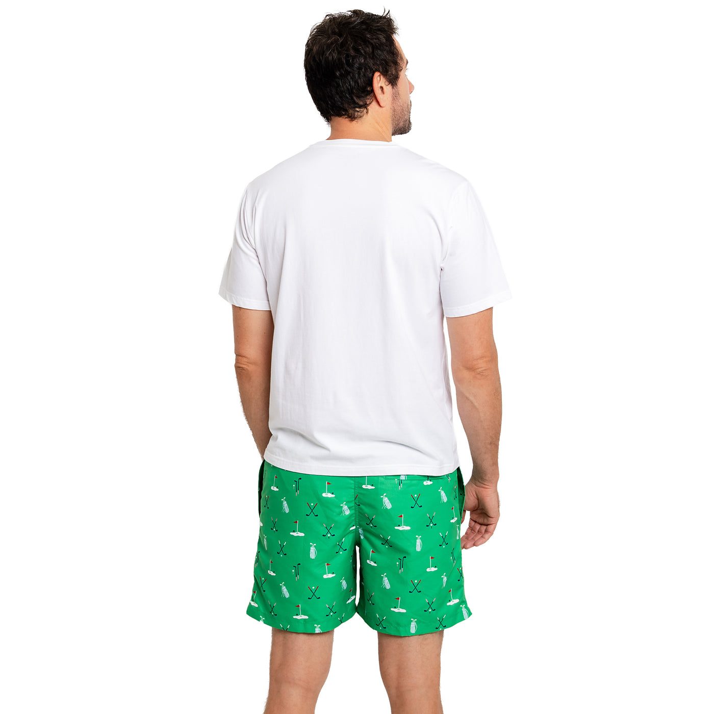 Men's Golf Green Swim Shorts