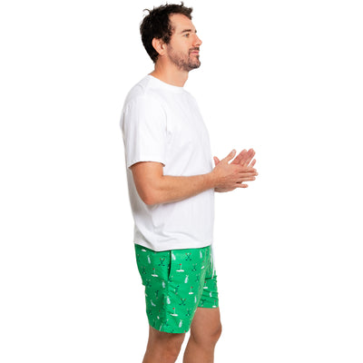 Men's Golf Green Swim Shorts