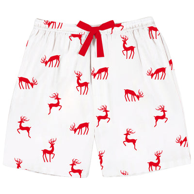 Men's Reindeer Red Sleep Shorts