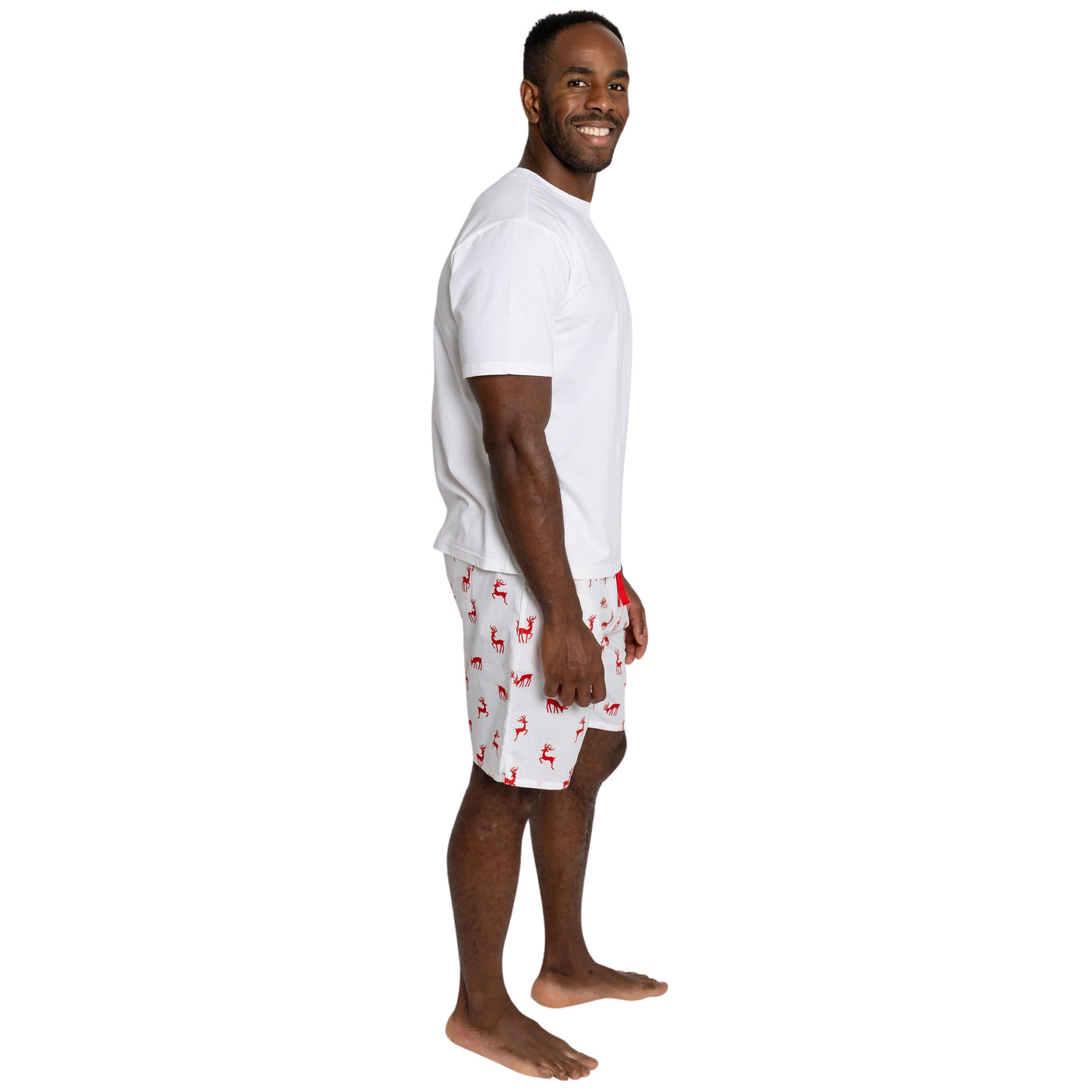 Men's Reindeer Red Sleep Shorts