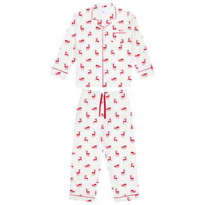 Men's Reindeer Red Long PJ Set