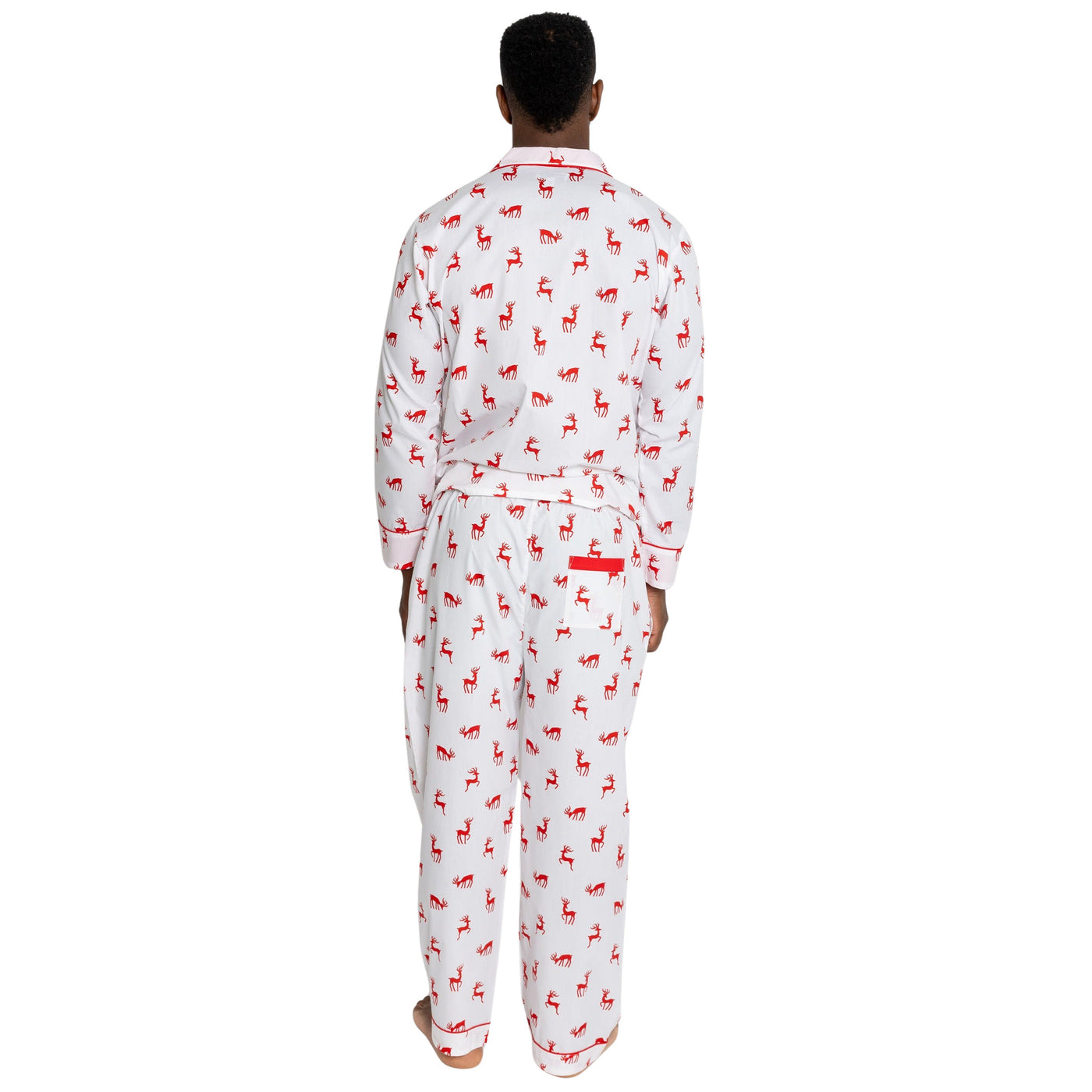 Men's Reindeer Red Long PJ Set