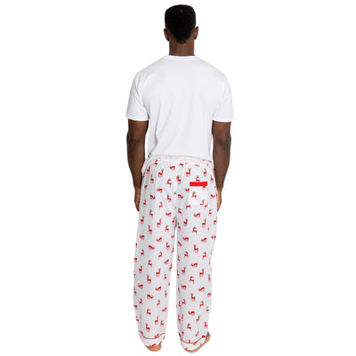 Men's Reindeer Red PJ Pants