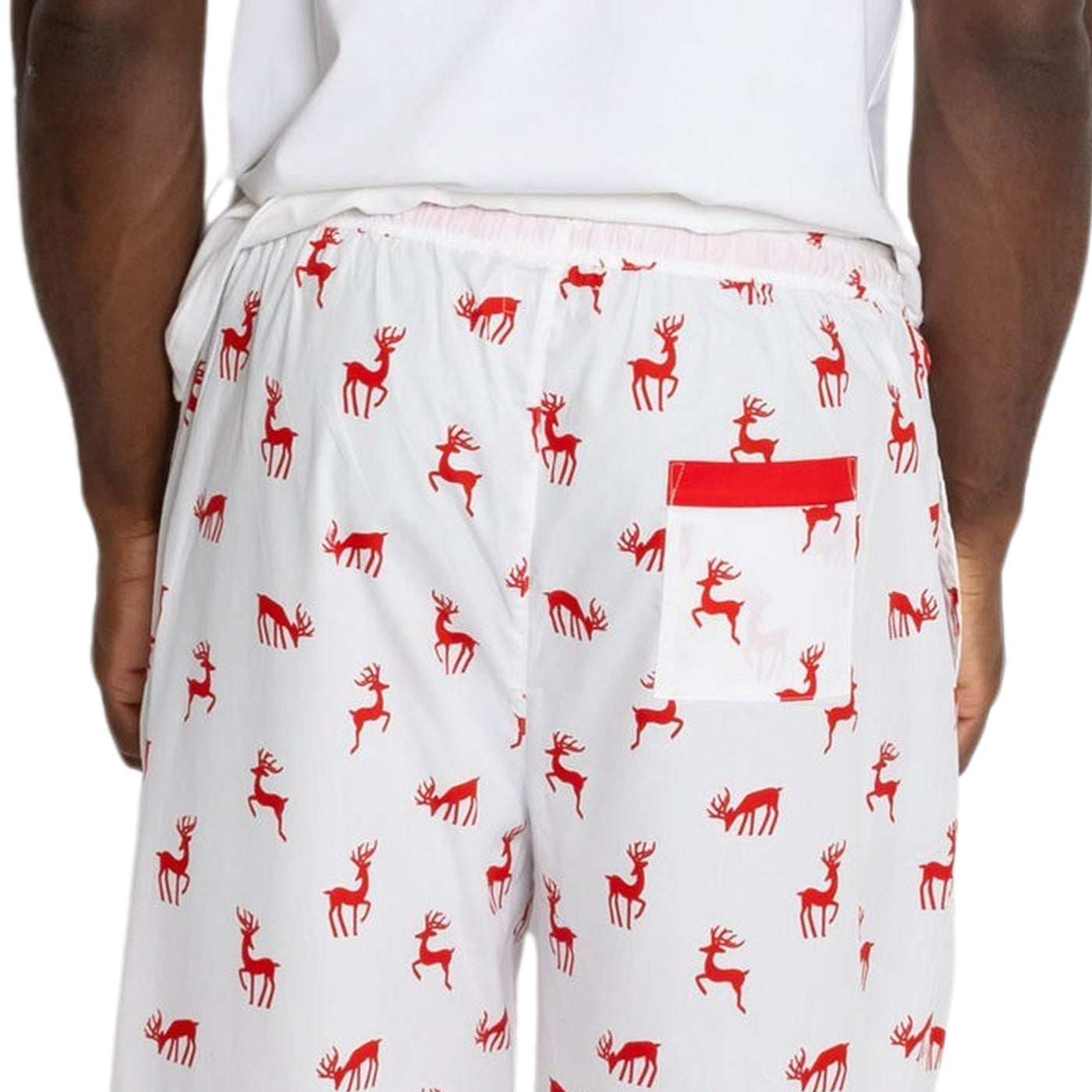 Men's Reindeer Red PJ Pants