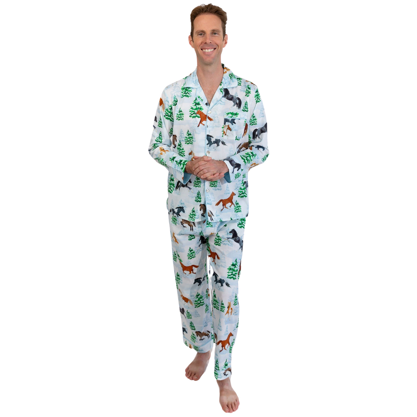 Men's Skydog Wild & Free Long PJ Set