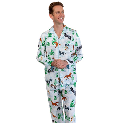 Men's Skydog Wild & Free Long PJ Set