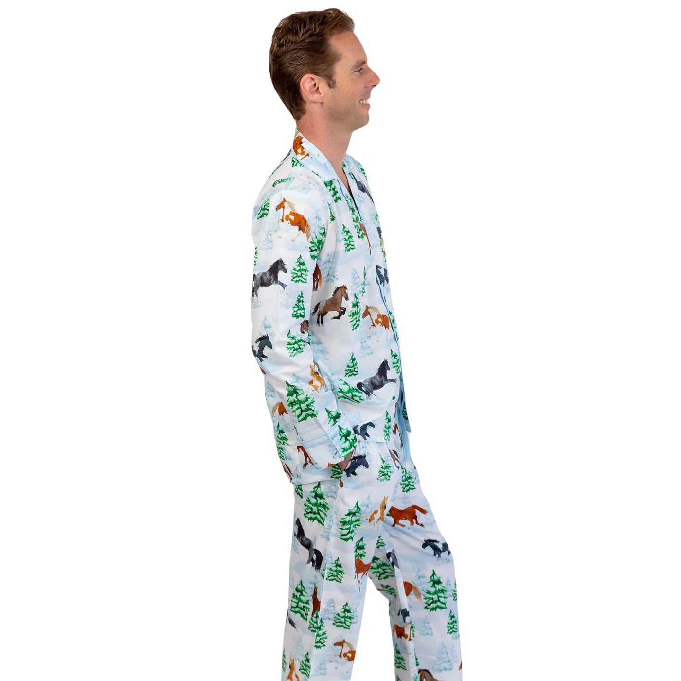 Men's Skydog Wild & Free Long PJ Set