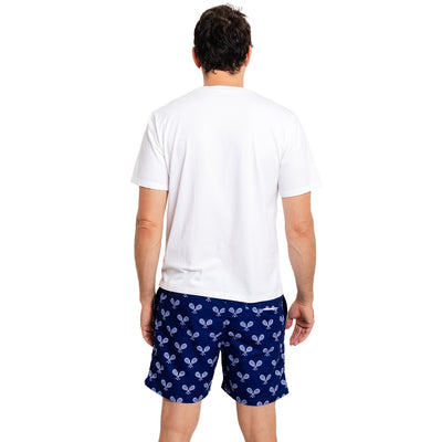 Men's Tennis Navy Swim Shorts
