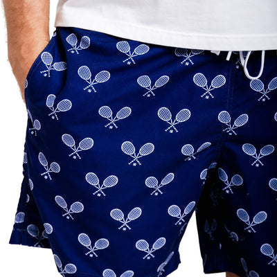Men's Tennis Navy Swim Shorts