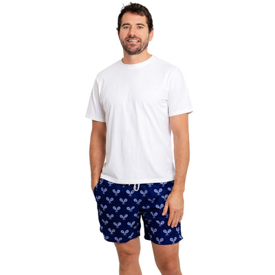 Men's Tennis Navy Swim Shorts