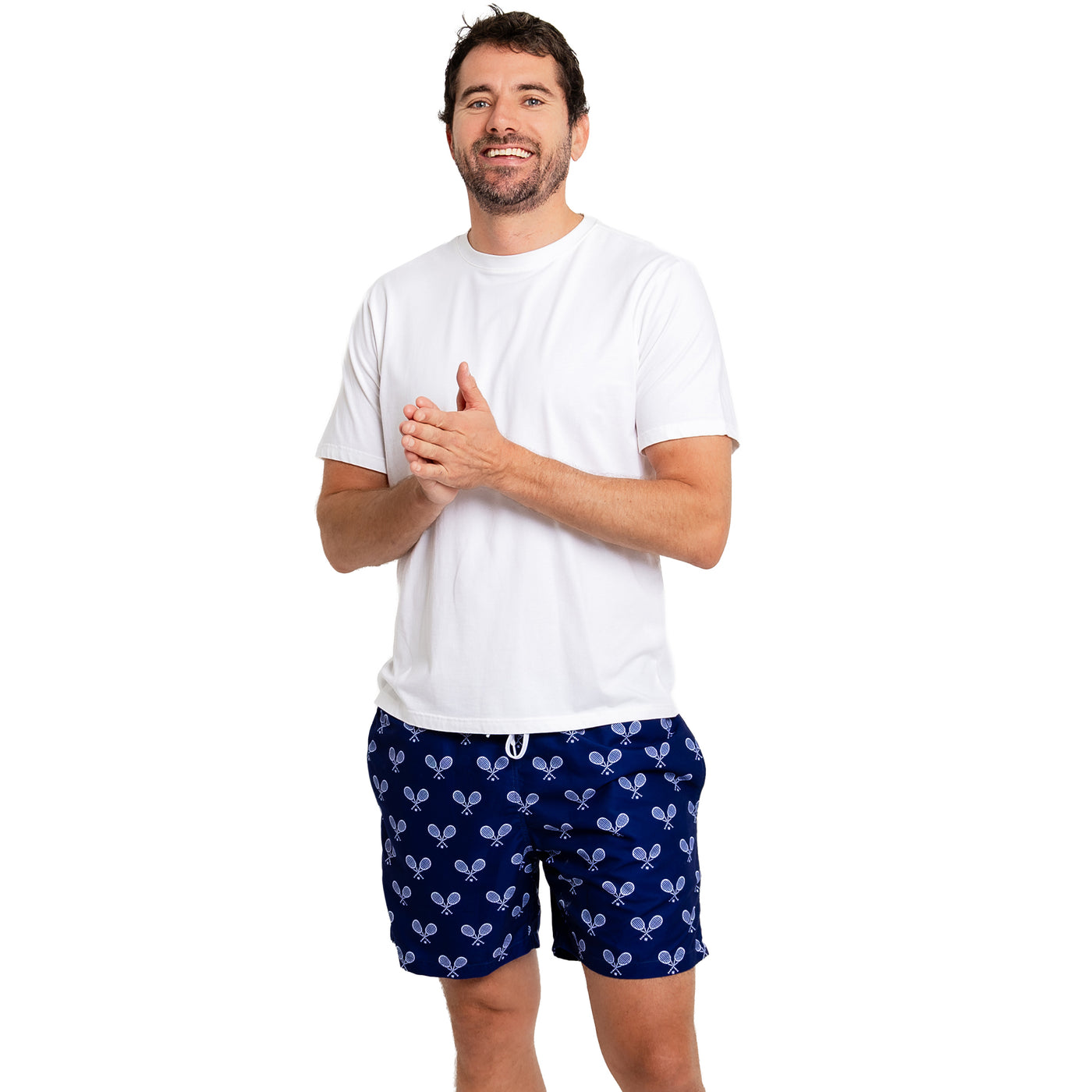 Men's Tennis Navy Swim Shorts