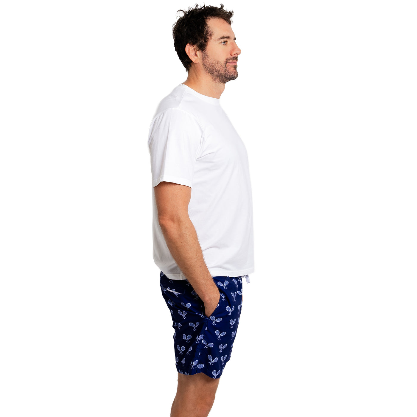 Men's Tennis Navy Swim Shorts