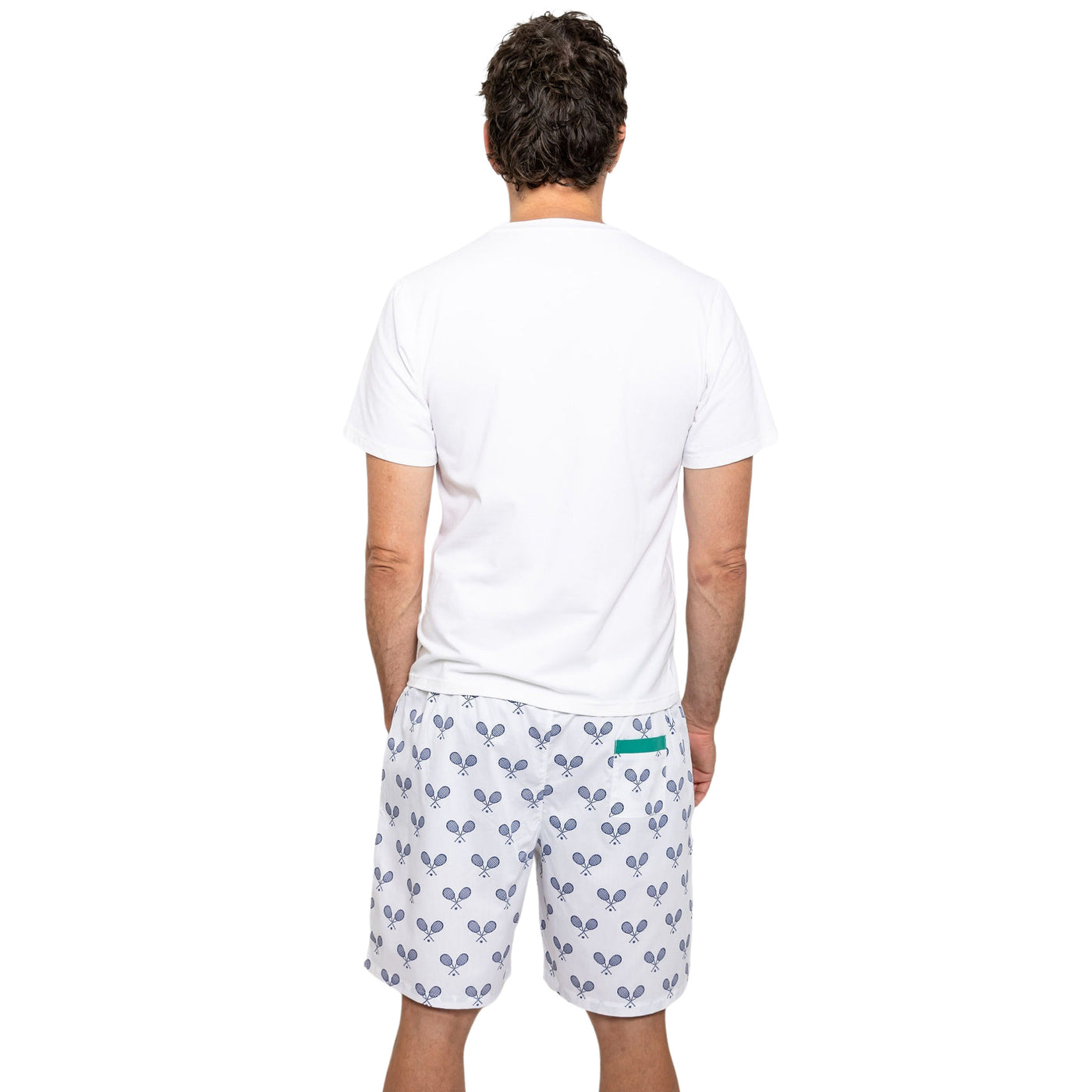 Men's Tennis Navy Sleep Shorts