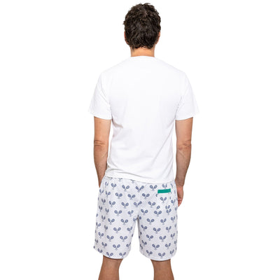 Men's Tennis Navy Sleep Shorts