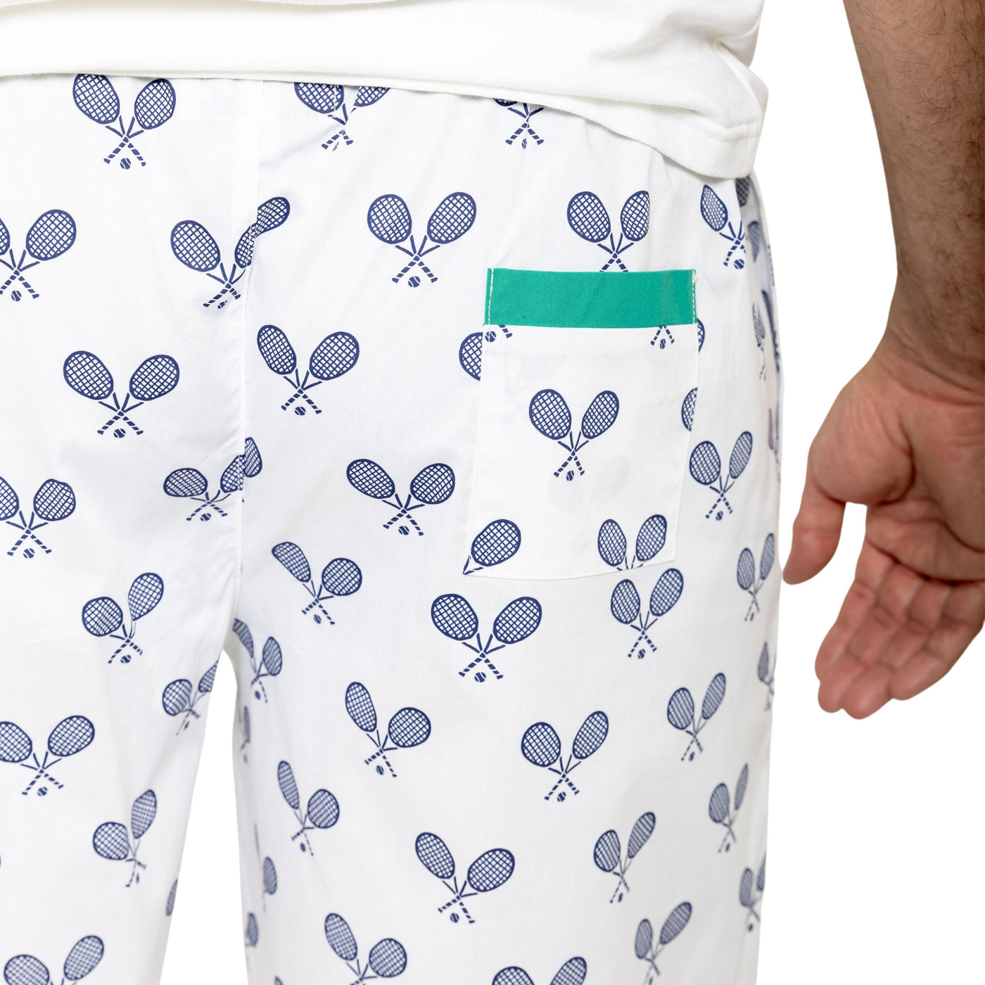 Men's Tennis Navy Sleep Shorts