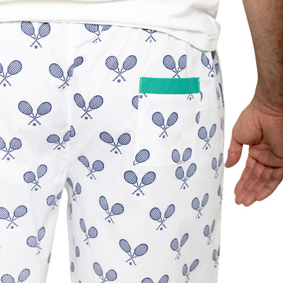 Men's Tennis Navy Sleep Shorts
