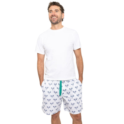 Men's Tennis Navy Sleep Shorts