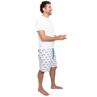Men's Tennis Navy Sleep Shorts