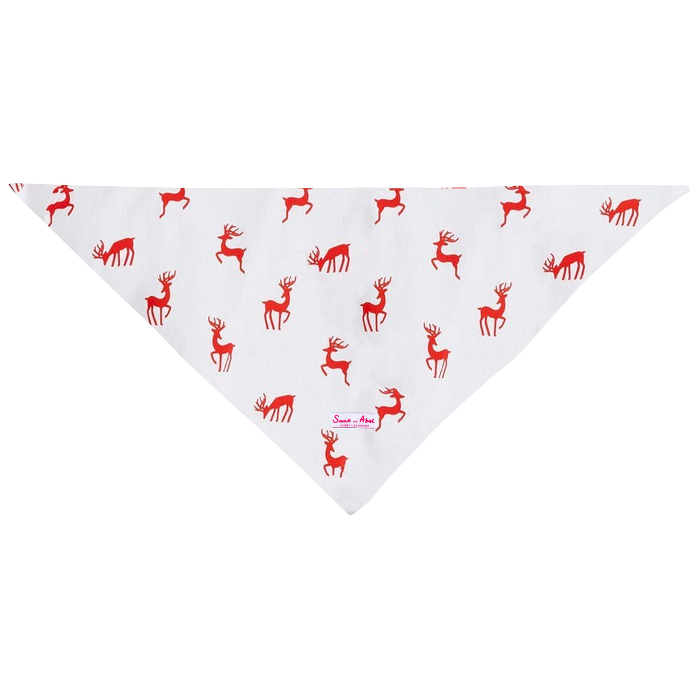 Dog Reindeer Red Bandana