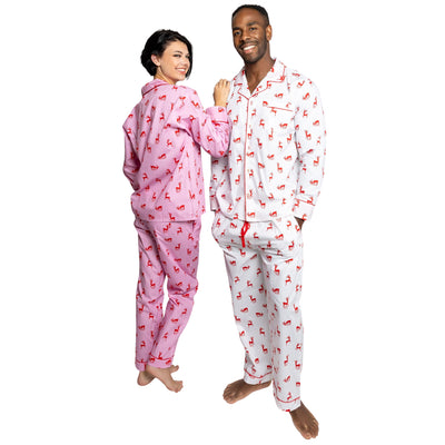 Men's Reindeer Red Long PJ Set