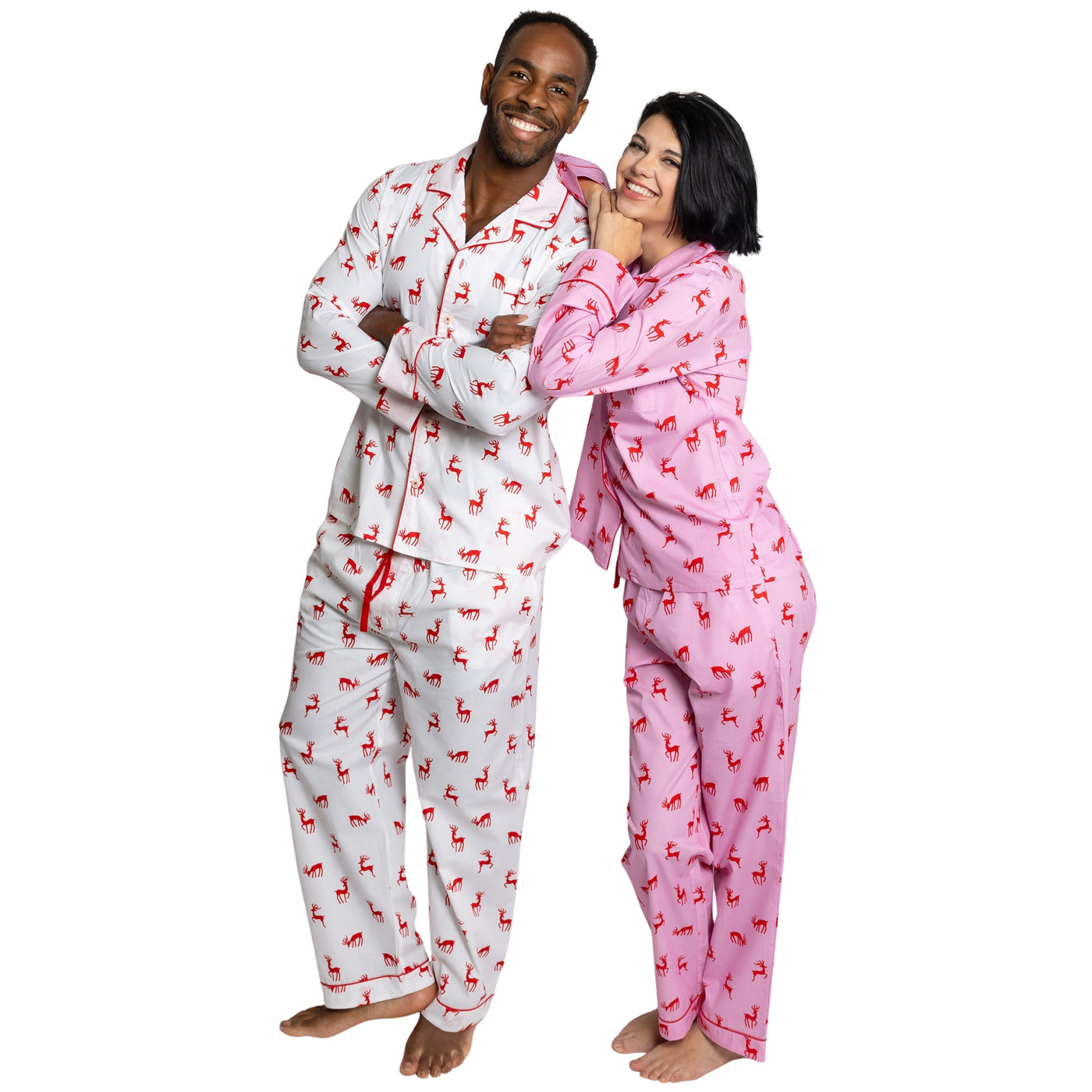 Men's Reindeer Red Long PJ Set