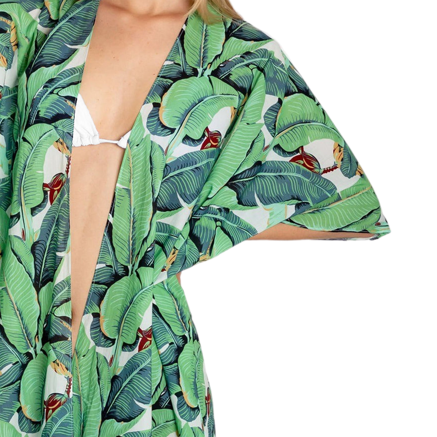 Women's Martinique® Green Banana Leaf Cover Up