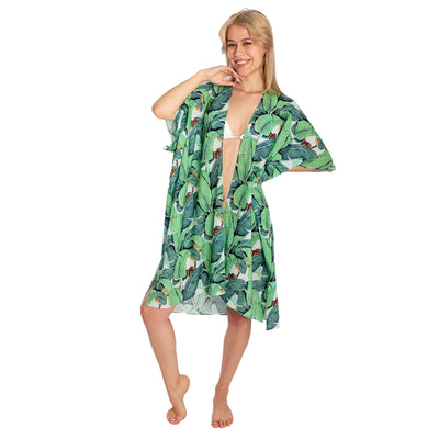 Women's Martinique® Green Banana Leaf Cover Up