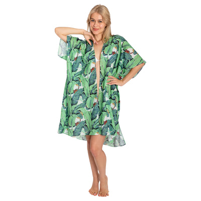 Women's Martinique® Green Banana Leaf Cover Up