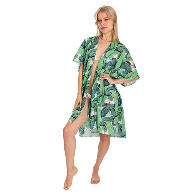 Women's Martinique® Green Banana Leaf Cover Up