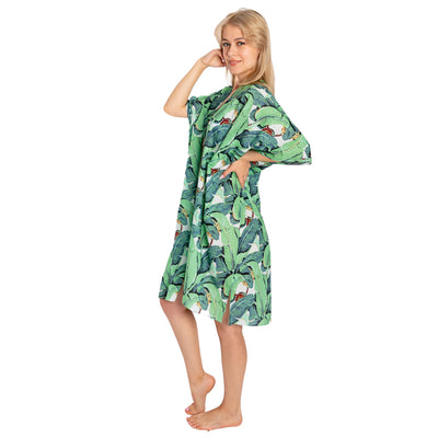 Women's Martinique® Green Banana Leaf Cover Up