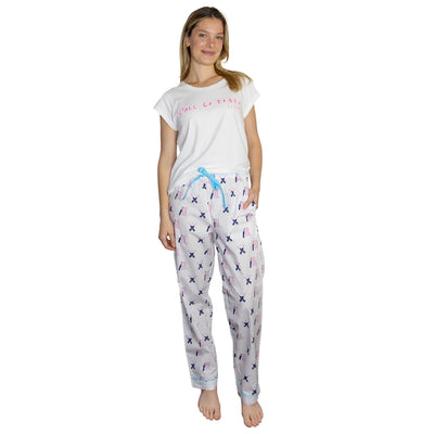 Women's Cricket Pink PJ Pants