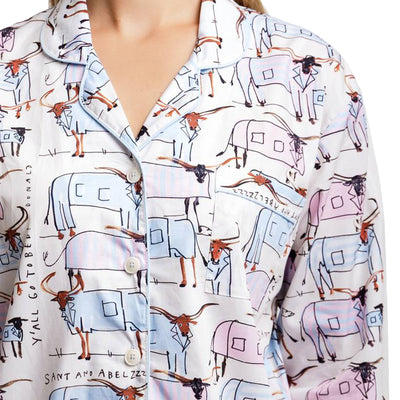 Women's Drawbertson Longhorns Long PJ Set